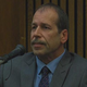 Theodore Wafer, 55, takes the stand in a Michigan courtroom Aug. 4, 2014, during his second-degree-murder trial for the fatal shooting of Renisha McBride.
WXYZ Detroit screenshot